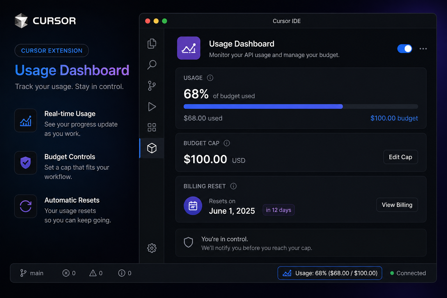 Cursor Curse Monitor dashboard preview